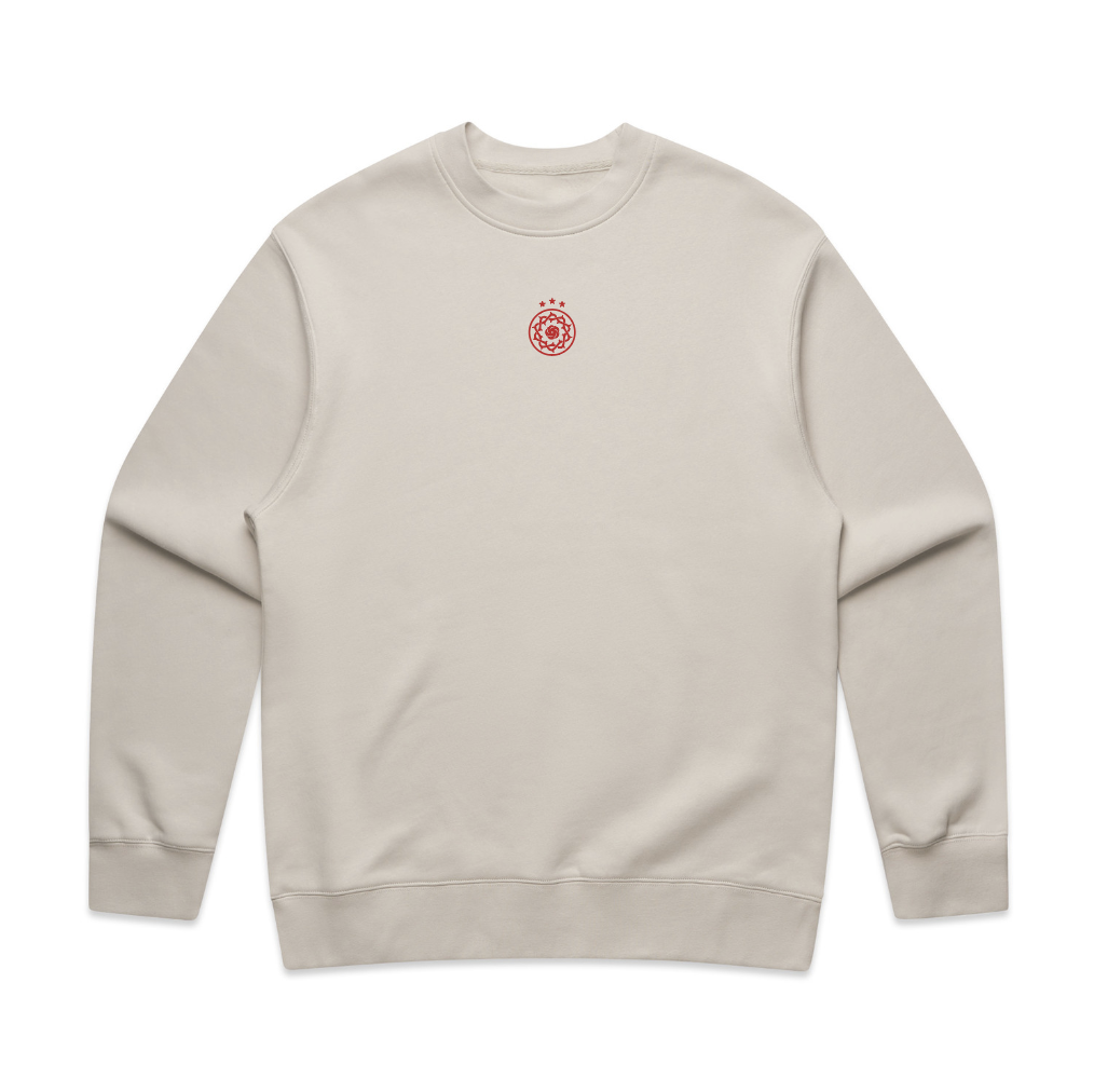 Thorns Bone Mini Logo Fleece Crew Sweatshirt