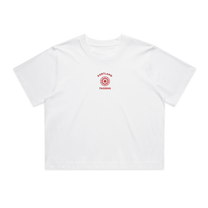 Thorns Mini Logo Women's White Boxy Crop Tee