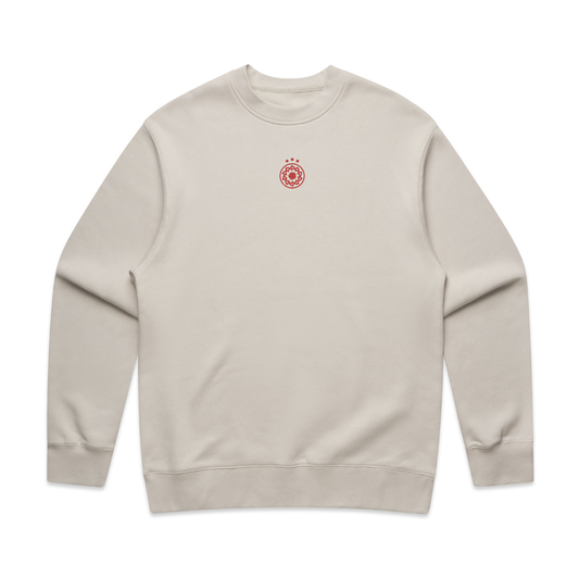 Thorns Bone Mini Logo Fleece Crew Sweatshirt