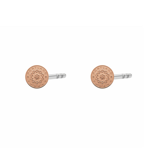 Portland Thorns FC logo stud earrings