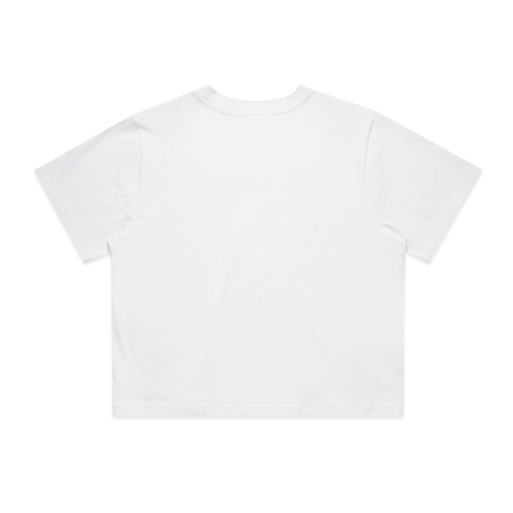 Thorns Mini Logo Women's White Boxy Crop Tee