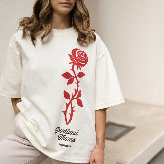 Thorns Cream Rose Unisex Tee