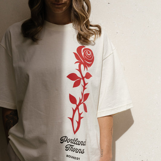 Thorns Cream Rose Unisex Tee