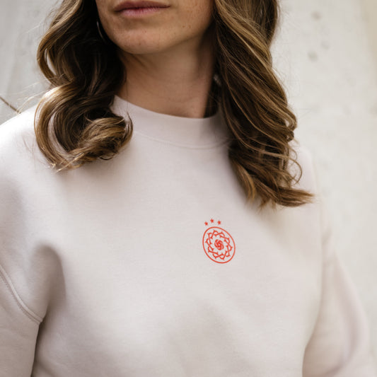 Thorns Bone Mini Logo Fleece Crew Sweatshirt