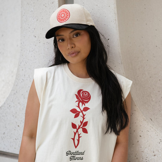 Thorns Corduroy Rope Logo Snapback Hat